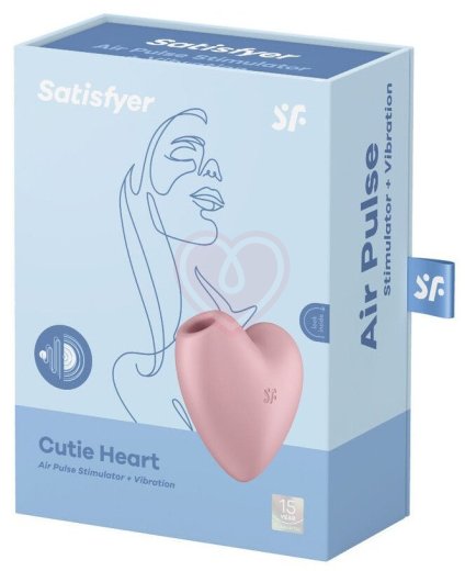 Вакуумный вибростимулятор Satisfyer Cutie Heart розовый фото 4