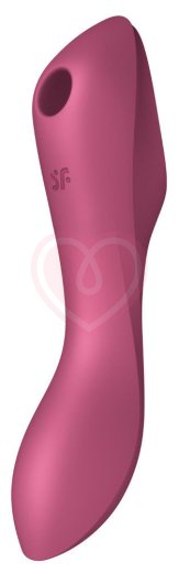 Вакуумный вибростимулятор Satisfyer Curvy Trinity 3 бордовый фото 1