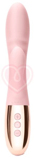 Вибратор с клиторальным кончиком Le Wand Blend розовое золото фото 4