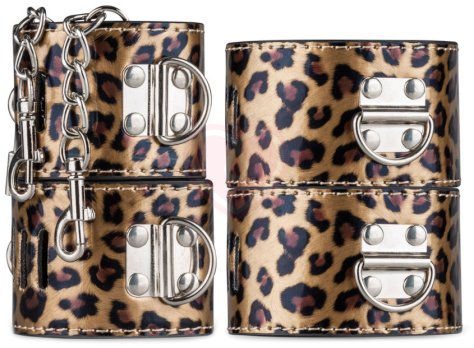 БДСМ-набор из 8 предметов Secret Pleasure Chest Wicked Wildcat леопардовый фото 5