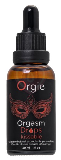 Возбуждающее масло для клитора Orgie Orgasm Drops Kissable 30 мл фото 1
