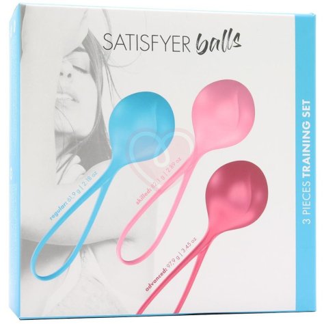 Набор из 3 одинарных вагинальных шариков Satisfyer Balls фото 2