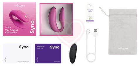 Вибратор для пар We-Vibe Sync 2 розовый фото 3