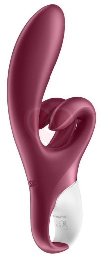 Вибратор с двойным клиторальным стимулятором Satisfyer Touch Me бордовый фото 4