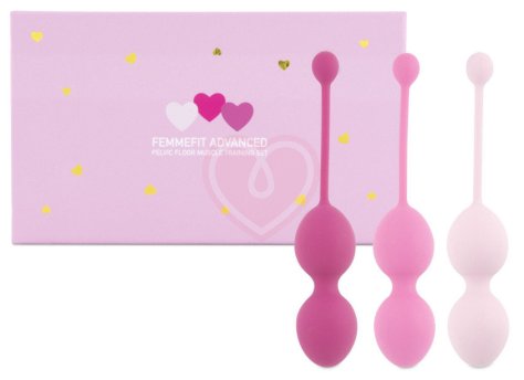 Набор из 3 вагинальных шариков FemmeFit Advanced Pelvic Muscle Training Set фото 4