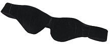 Чёрная мягкая маска на глаза Unisex Blindfold