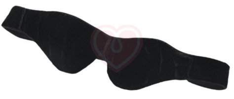 Чёрная мягкая маска на глаза Unisex Blindfold фото 1