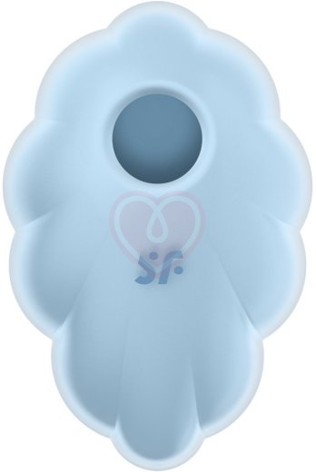 Вакуумный вибростимулятор Satisfyer Cloud Dancer голубой фото 2