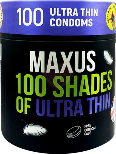 Презервативы ультратонкие Maxus Sensitive Ultra Thin So Much Sex 100 шт с кейсом фото 2