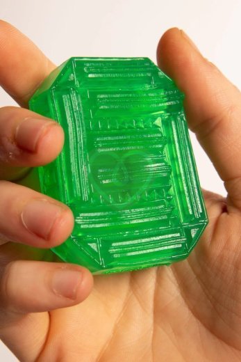 Мини мастурбатор Tenga Uni Emerald зелёный фото 8