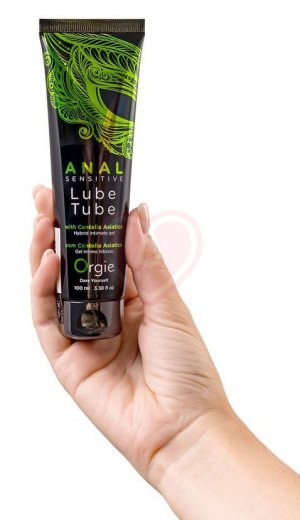 Гибридный анальный лубрикант Orgie Anal Sensitive с гиауроновой кислотой 100 мл фото 2