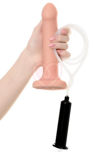 Фаллоимитатор с эффектом семяизвержения Strap-on-me L 19,5 см телесный фото 3