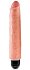 Вибратор King Cock Vibrating Stiffy 25 см телесный фото 1