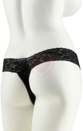 Трусики с вибратором и пультом Remote Control Vibrating Panties черные фото 5