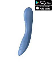 Вибратор для зоны G We-Vibe Rave 2 с управлением от приложения голубой