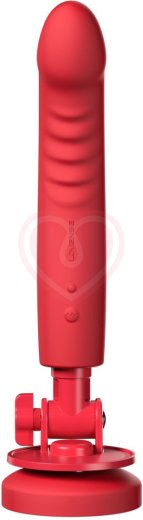 Вибратор на присоске реагирующий на движение Lovense Mission 2 красный фото 1