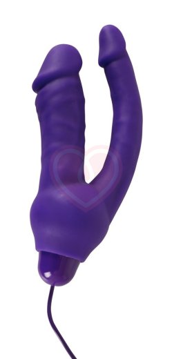 Вибратор анально-вагинальный Double Pleasure Vibe фиолетовый фото 1