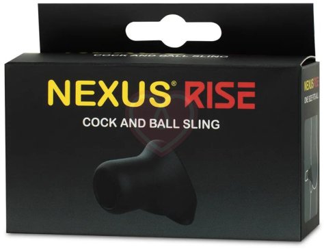 Широкое эрекционное кольцо Nexus Rise чёрное фото 3