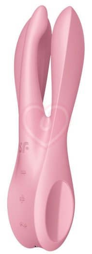 Вибростимулятор Satisfyer Threesome 1 с тремя кончиками розовый фото 2