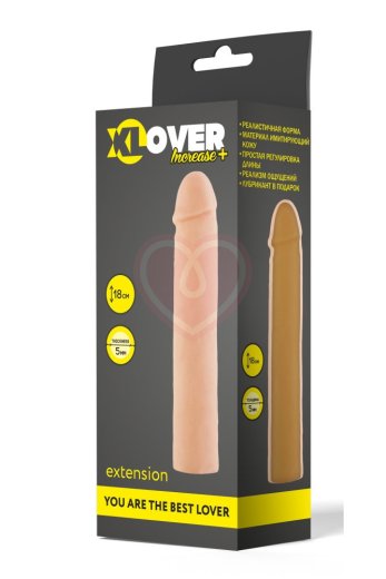 Удлиняющая реалистичная насадка ToyFa XLover Long фото 3