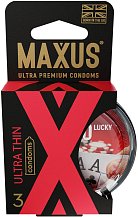 Ультратонкие презервативы Maxus Air Ultra Thin X-Edition 3 шт с кейсом