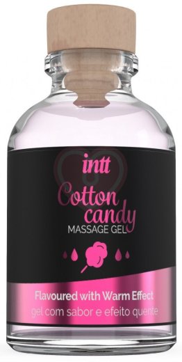 Разогревающий гель Intt Cotton Candy со вкусом сахарной ваты 30 мл фото 1
