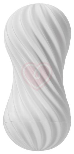 Мастурбатор Tenga FLEX Silky белый фото 1