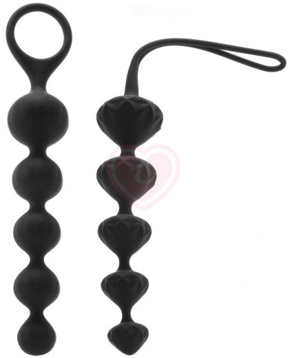 Набор из 2 анальных цепочек Satisfyer Beads чёрный фото 5