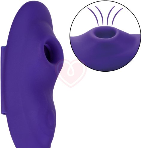 Вакуумный стимулятор клитора в трусики Lock-N-Play Suction Panty Teaser с пультом фиолетовый фото 9