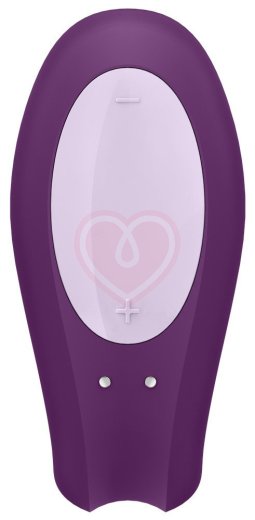 Вибратор для пар с управлением от приложения Satisfyer Double Joy фиолетовый фото 3
