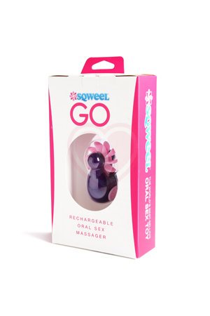 Клиторальный вибростимулятор Sqweel Go Purple фиолетовый фото 4
