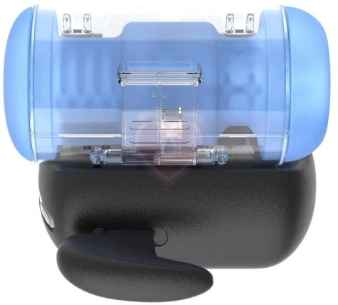 Робот-мастурбатор с вибрацией и нагревом Amovibe Black Knight Massaging Beads фото 8