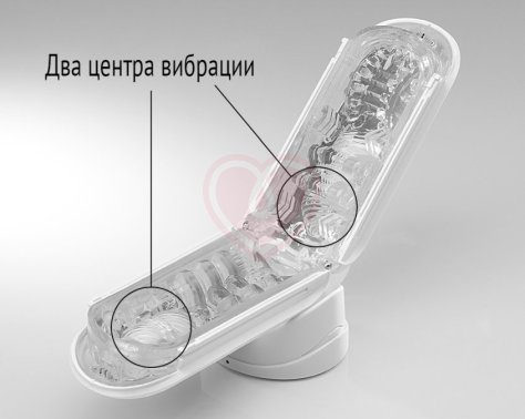 Мастурбатор с вибрацией Tenga Flip Zero EV белый фото 2