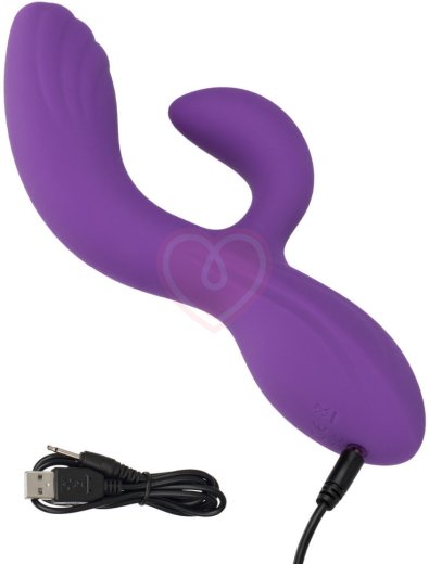 Вибратор с клиторальным кончиком Stella Liquid Silicone C Curve фото 4