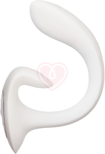 Вибратор для стимуляции зоны G и клитора Satisfyer G for Goddess 1 белый фото 2