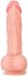 Реалистичный фаллоимитатор на присоске с мошонкой RealStick Nude Ever телесный фото 8