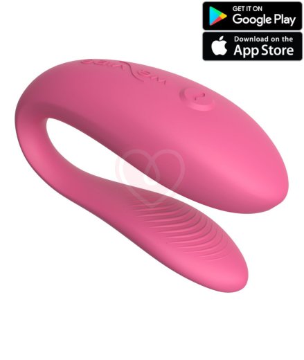 Вибратор для пар We-Vibe Sync Lite с управлением от приложения розовый фото 1