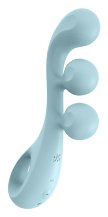 Вибратор с тремя кончиками Satisfyer Tri Ball 2 голубой