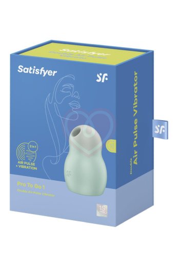 Вакуумный вибростимулятор Satisfyer Pro To Go 1 мятный фото 4