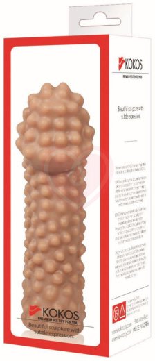 Стимулирующая насадка с бугорками Kokos Extreme Sleeve ES010-M фото 3