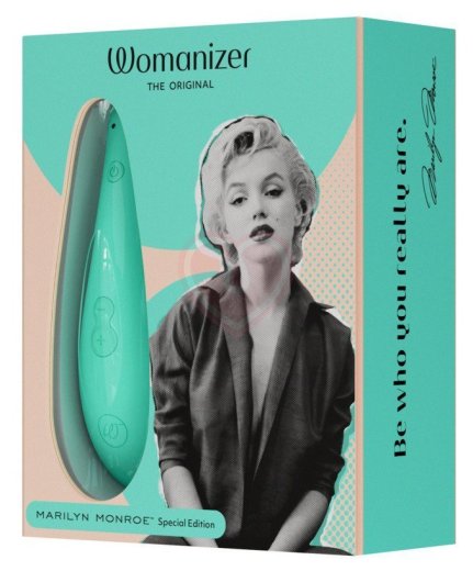 Бесконтактный клиторальный стимулятор Womanizer Classic 2 Marilyn Monroe мятный фото 7