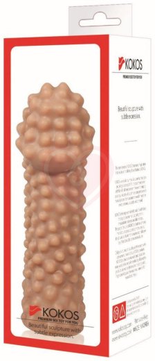 Стимулирующая насадка с бугорками Kokos Extreme Sleeve ES010-M фото 3