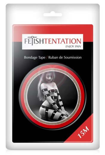 Скотч для бондажа Fetish Tentation 15 м красный фото 2