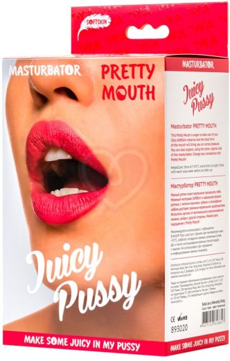 Мастурбатор-ротик с зубами язычком и вагиной Juicy Pussy by Toyfa Pretty Mouth фото 9