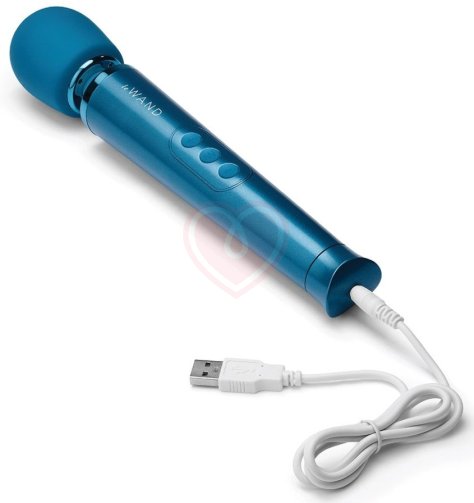 Массажёр Le Wand Petite Rechargeable лазурный фото 3