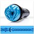 Мастурбатор вагина Fleshlight Freaks Alien Blue Metallic синий фото 1