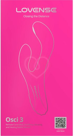 Вибратор-кролик с нагревом Lovense Osci 3 G-spot фото 6