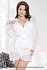 Белый лёгкий халатик из кружева Plus Size фото 1