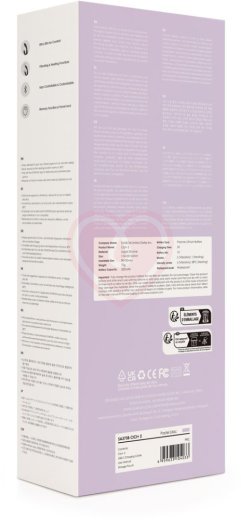 Вибратор с гибкой головкой и клиторальным стимулятором Svakom Cici+ 2 с функцией нагрева лиловый фото 7