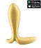 Анальная пробка Satisfyer Intensity Plug с управлением от приложения желтая фото 1